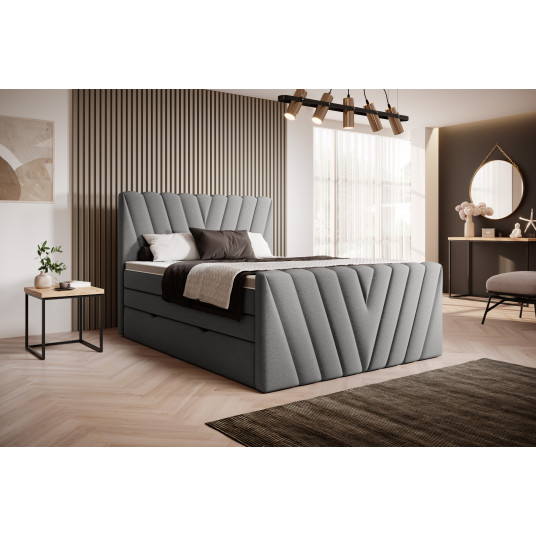 Continental lova su patalynės dėže Candice 180X200, pilka, audinys Gojo 5