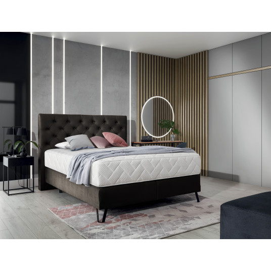 Continental lova Cortina 180x200, ruda, audinys Nube 22