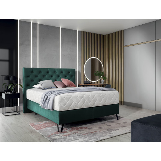 Continental lova Cortina 140x200, žalia, audinys Nube 35