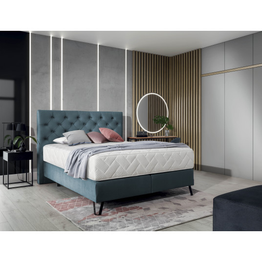 Continental lova Cortina 180x200, žalia, audinys Monolith 76