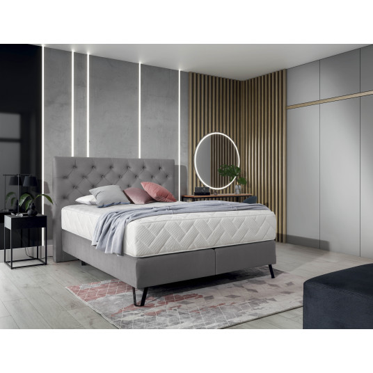 Continental lova Cortina 180x200, pilka, audinys Nube 4