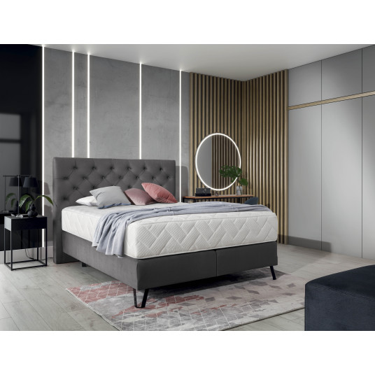 Continental lova Cortina 180x200, pilka, audinys Nube 5
