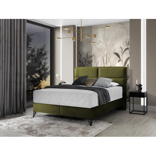 Continental lova Safiro 180x200, žalia, audinys Nube 33