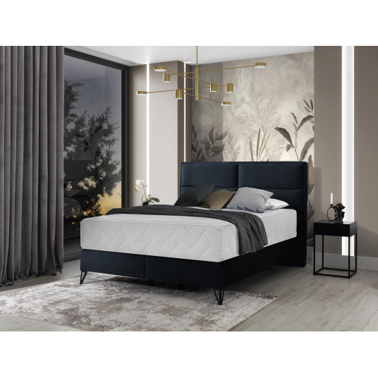 Continental lova Safiro 180x200, mėlyna, audinys Monolith 79