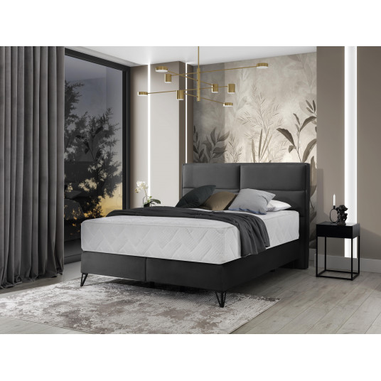 Continental lova Safiro 160x200, pilka, audinys Nube 6