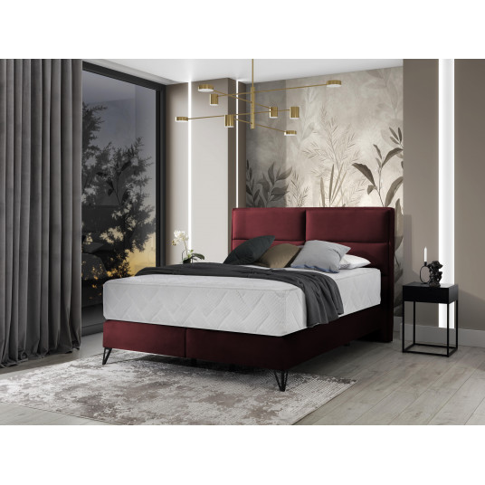 Continental lova Safiro 160x200, violetinė, audinys Loco 25