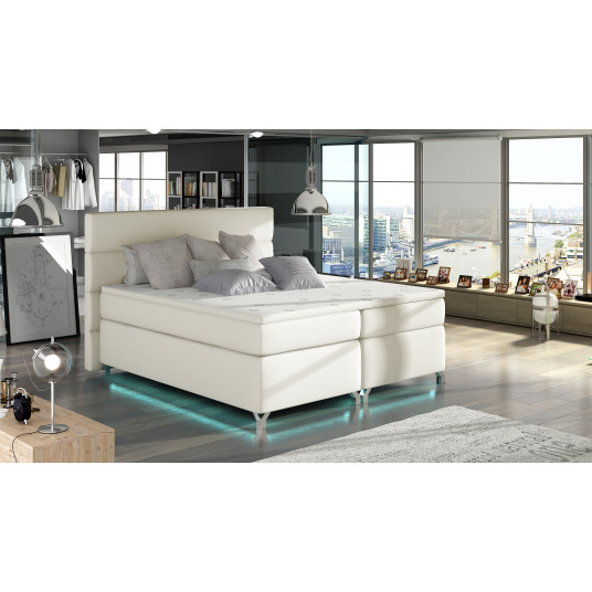 Continental lova su patalynės dėže Amadeo 140X200, beige, audinys Soft 33