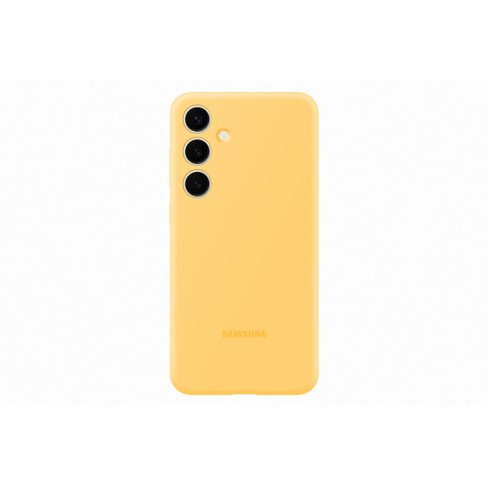  Telefono dėklas Samsung Galaxy S24+ Silicone Cover, Yellow 