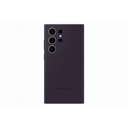  Telefono dėklas Samsung Galaxy S24 Ultra Silicone, Dark Violet 
