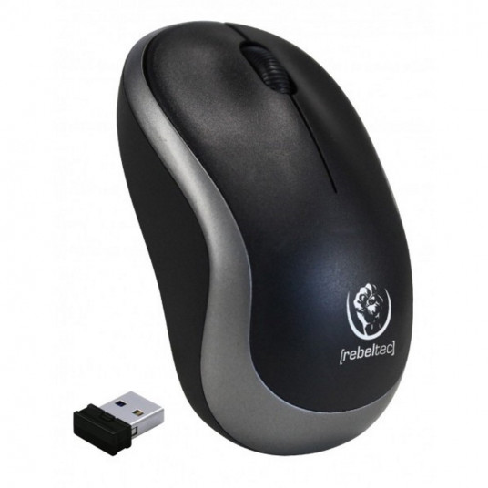  Rebeltec RBLMYS00050 Wireless 2.4Ghz Mouse with 1000 DPI USB Silver 