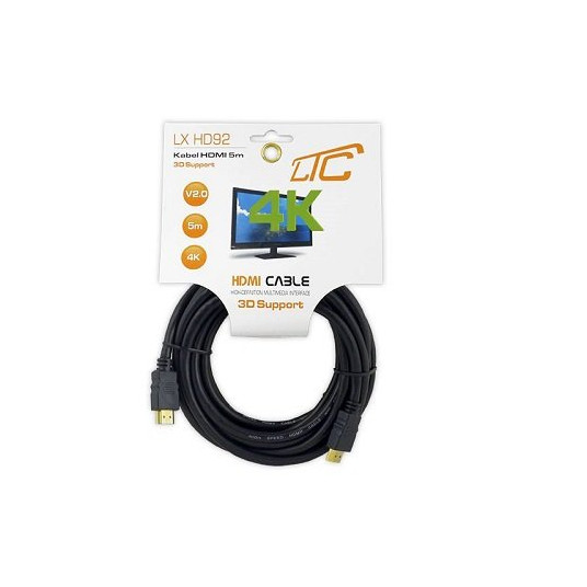 LTC LXHD92 HDMI-HDMI Cable 5m / 4K / v2.0