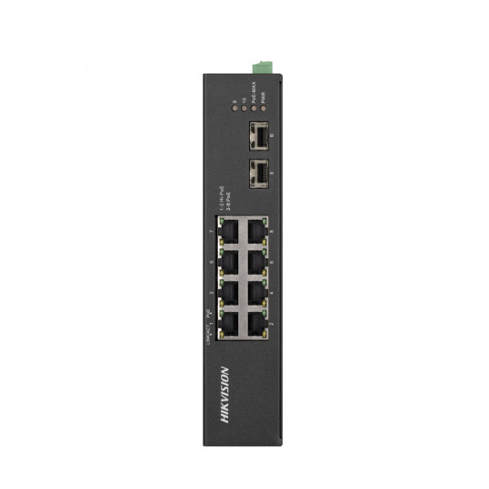  Hikvision DS-3T0510HP-E/HS tinklo komutatorius Ne-valdomas Gigabit Ethernet (10/100/1000) Maitinimas per Eternetą (PoE) Juoda 