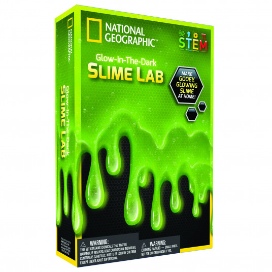  NATIONAL GEOGRAPHIC rinkinys Slime Science 3it Green, NGSLIME 