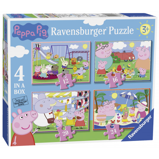 RAVENSBURGER dėlionė Peppa Pig 12/16/20/24d., 06958