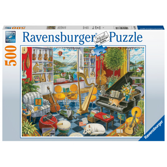  RAVENSBURGER dėlionė The Music Room, 500d., 16836 