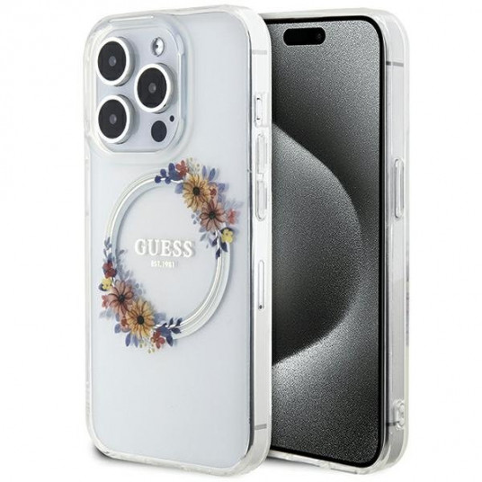  Guess GUHMP15XHFWFCT Back Case for iPhone 15 Pro Max 