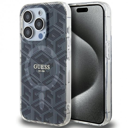  Guess GUHMP15XHGCUSTGK Back Case for Apple iPhone 15 Pro Max 