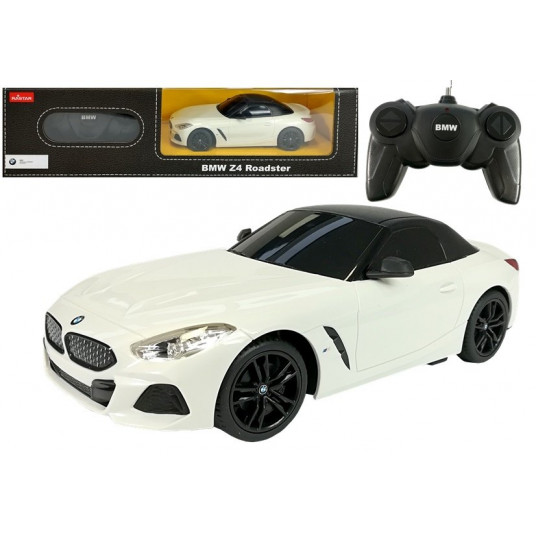 Nuotoliniu būdu valdomas automobilis BMW Z4 Roadster, 1:24, baltas