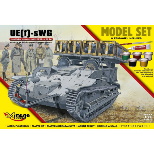  UEf-sWG raketų paleidimo priemonės modelis 
