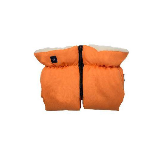 Pirštinės vežimėliui su užtrauktuku Sleep & Grow, oranžinės spalvos