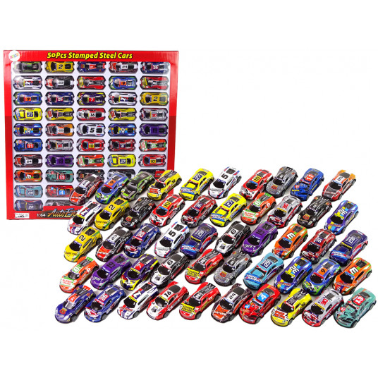  Resoraki Cars Sportinių automobilių rinkinys 50 vnt. 