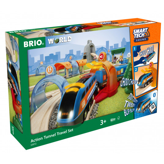  BRIO traukinio bėgių rinkinys Smart Tech Deluxe, 33972 
