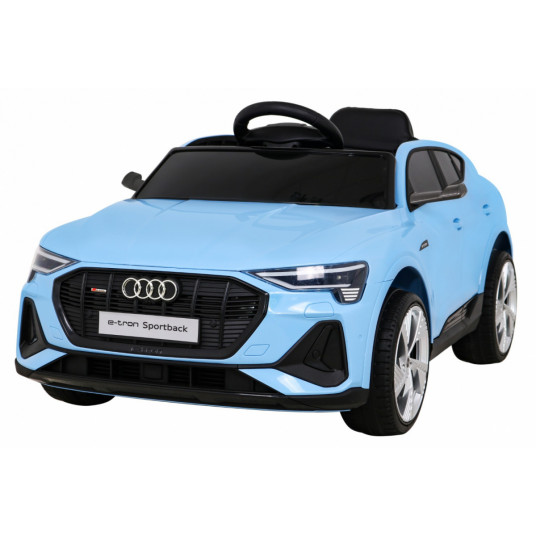 Vienvietis elektromobilis Audi E-Tron Sportback, mėlynas