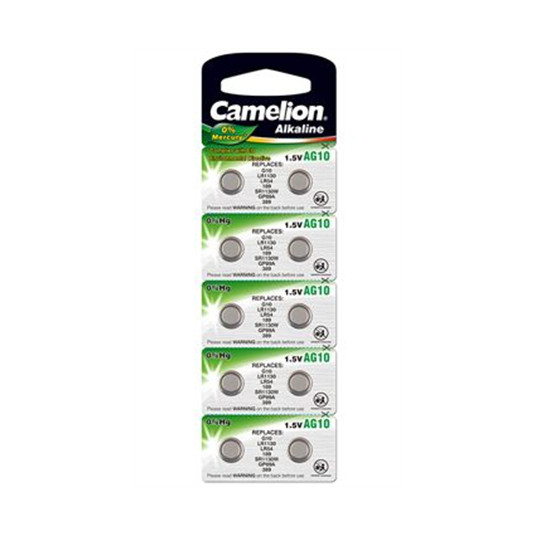  Camelion Alkaline Button celles 1.5V  