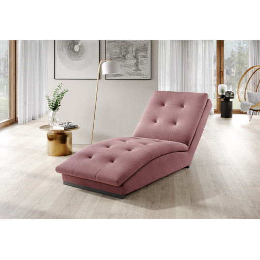 Kušetė Doro, rožinė, audinys Velvetmat 24