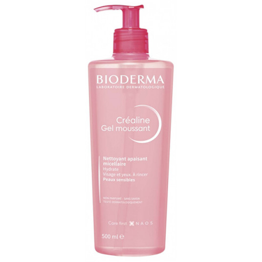  Bioderma - Cleansing gel for sensitive skin Créaline (Foaming Gel) - 500 ml 