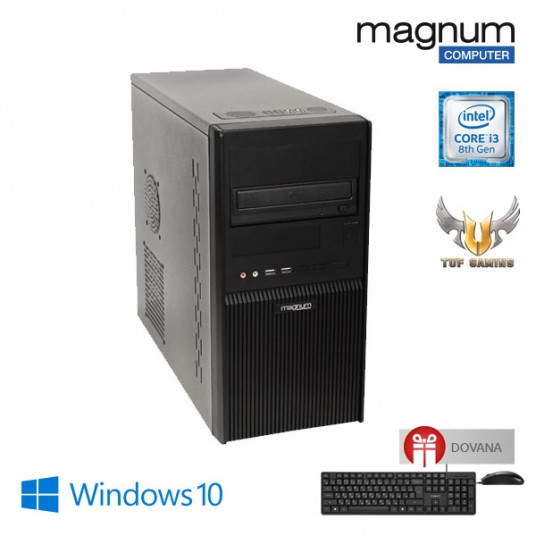  Kompiuteris Magnum Office i3-8100/8GB/120GB SSD/1000GB/Intel HD630/Windows 10 Home 