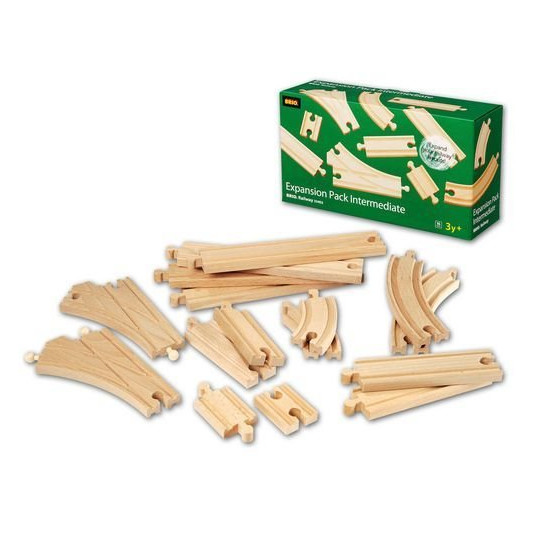BRIO traukinio bėgių papildymas, 33402