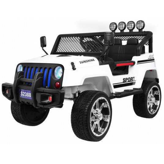  Elektromobilis Raptor DRIFTER 4 x 4, baltas 