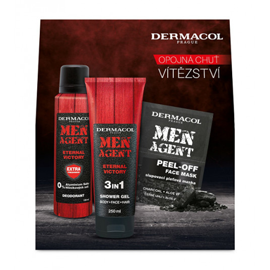  Dermacol - Men Agent cosmetics gift set The intoxicating taste of victory 