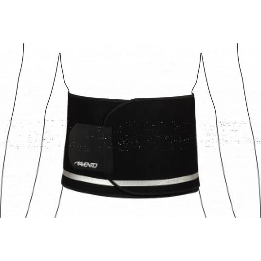  Lieknėjimo juosta AVENTO 44SI L/XL Black/Silver grey 