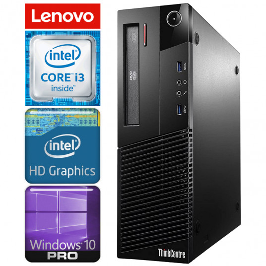  Lenovo M83 SFF i3-4150 4GB 240SSD DVD WIN10Pro 