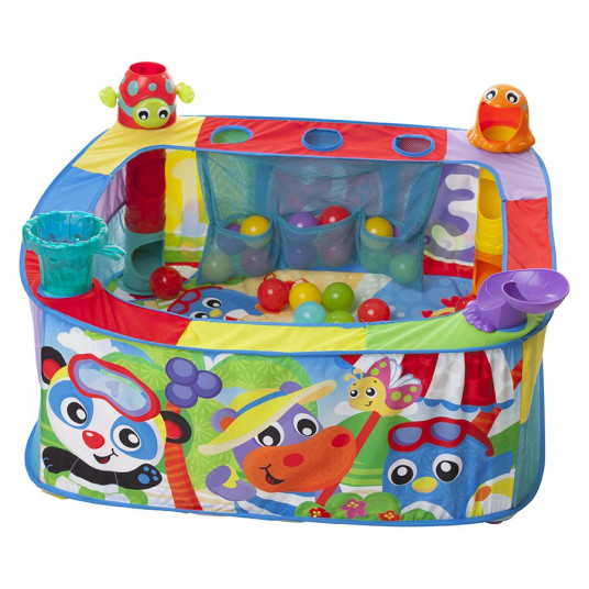  PLAYGRO žaidimų maniežas su kamuoliukais Pop And Drop, 0186366 