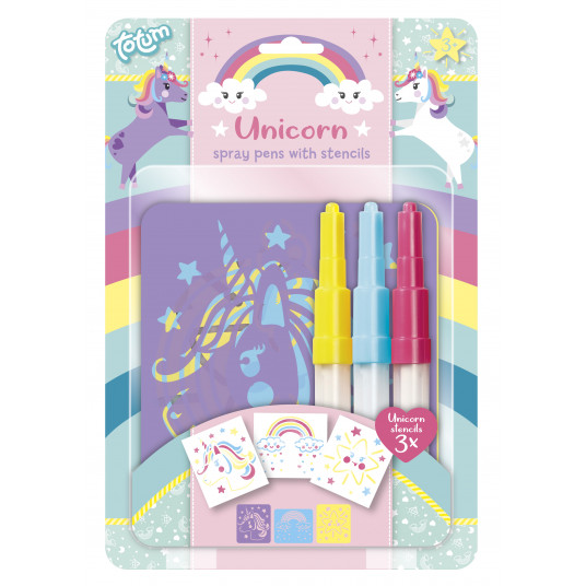  TOTUM piešimo kūrybinis rinkinys Unicorn Spray Pens, 071018 