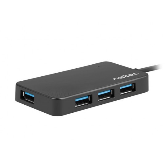  NATEC koncentratorius USB 3.0 Moth (4 prievadai, juodas) 