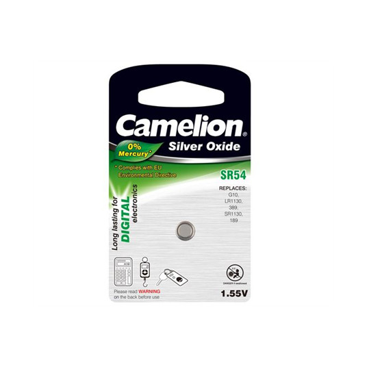  Camelion SR54/G10/389, Silver Oxide Cells,  