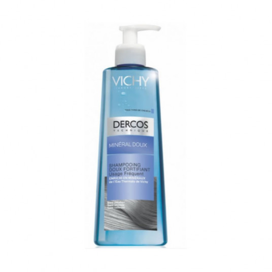Vichy Dercos Mineral Soft Soft Fortifying Shampoo Dagelijks Gebruik 400ml