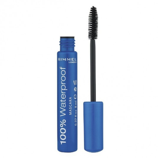 Rimmel - Waterproof lengthening mascara (100% Waterproof Mascara) 8 ml - 001 Black