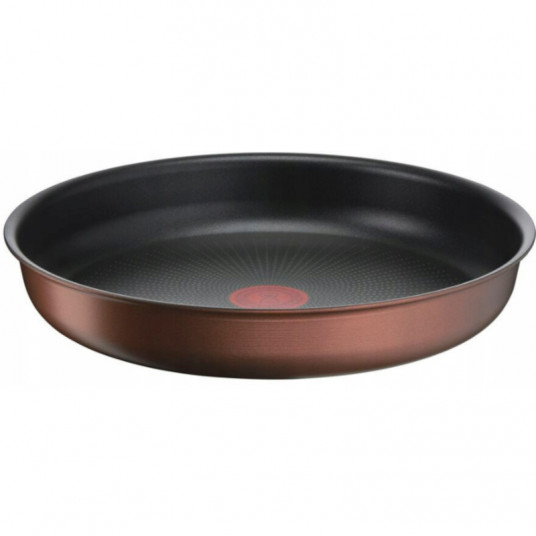  TEFAL Frying Pan L7600653 Ingenio Eco Respect Frying, Diameter 28 cm, Suitable for induction hob, Removable handle, Copper 