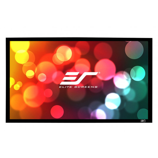  Elite Screens SableFrame Series ER100WH1 Diagonal 100 ", 16:9, Viewable screen width (W) 221 cm, Black 