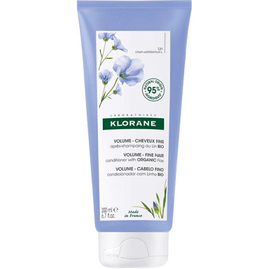 Klorane - Conditioner for fine hair with organic flax ( Volume Conditioner) - 200 ml