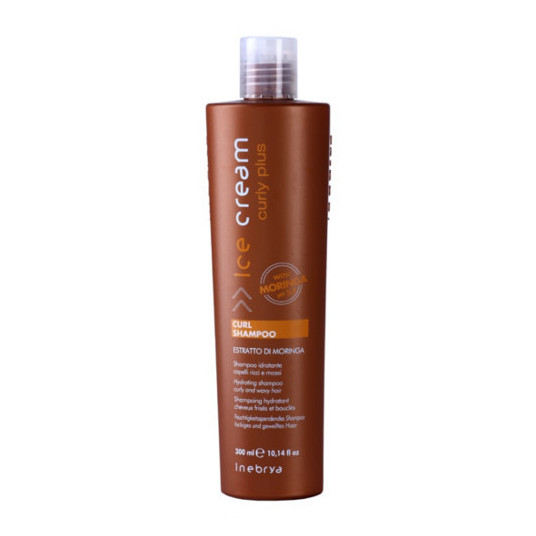 Inebrya - Shampoo for Curly Hair or Hair after Permanent Ice Cream Curl y Plus ( Curl Shampoo) 300 ml