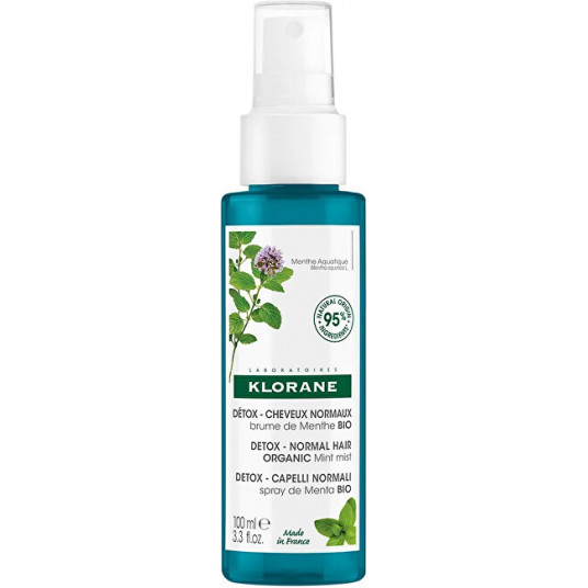 Klorane - Refreshing hair mist Máta Vodní BIO 100 ml