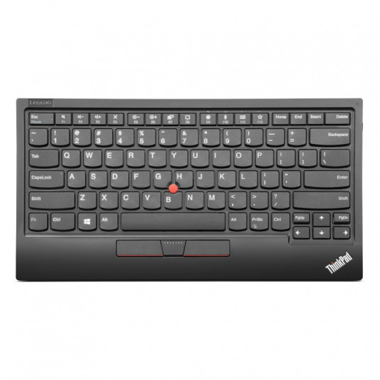  Lenovo ThinkPad TrackPoint Keyboard II Bluetooth 5.0 + 2.4 GHz Wireless via Nano USB dongle, Keyboard layout English, Pure Black 