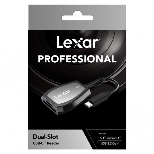  Lexar Pro USB-C Dual-Slot Reader 