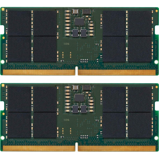  Kingston KVR56S46BS8K2-32 32 Kit (16GBx2) GB, DDR5, 5600 MHz, Notebook, Registered No, ECC No, 2x16 GB 